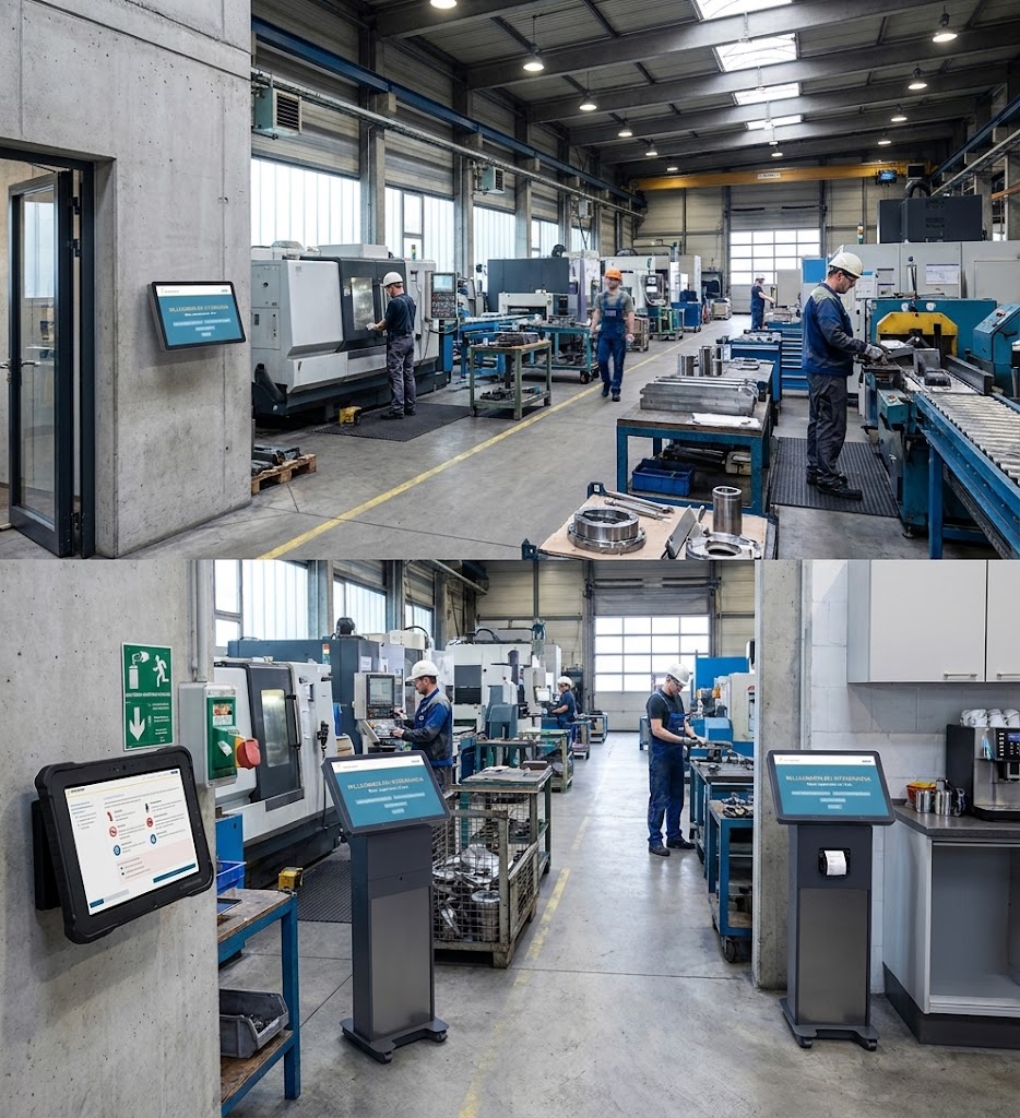 CIT Terminals und Tablets im Einsatz in der Werkshalle